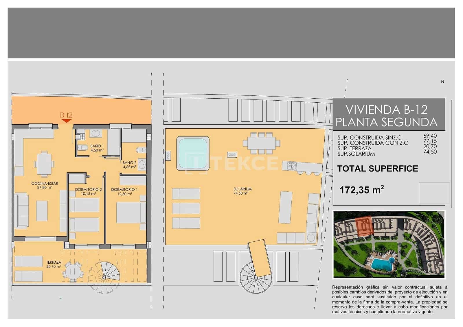 3 bedroom Flat for sale in Los Alcazares with pool - € 410,000 (Ref: 9734990)