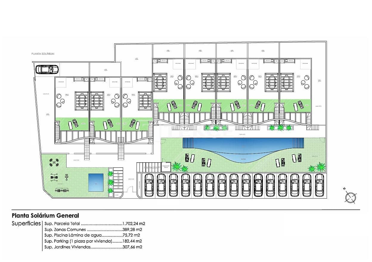 Piso de 3 habitaciones en Pilar de la Horadada en venta con piscina - 325.000 € (Ref: 9741440)
