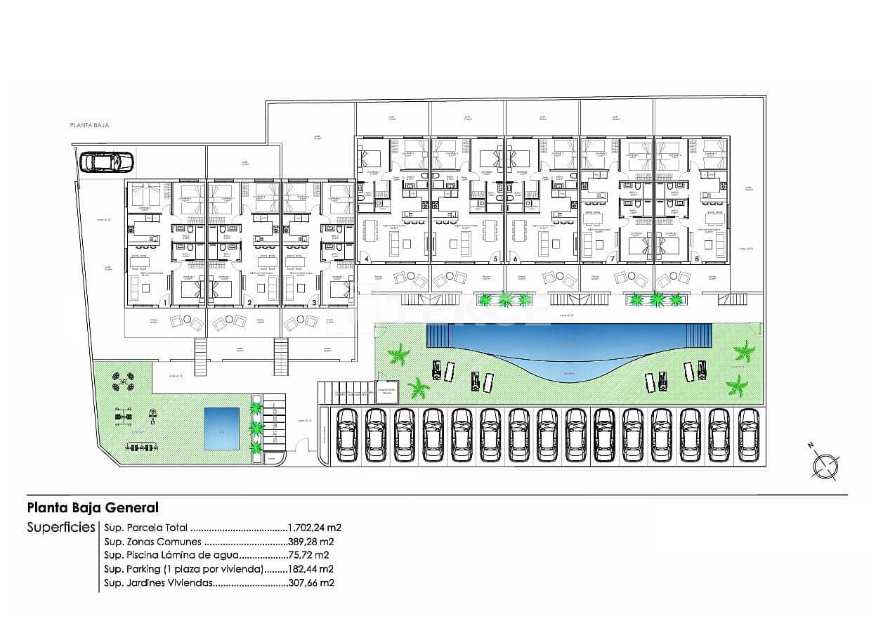Piso de 3 habitaciones en Pilar de la Horadada en venta con piscina - 325.000 € (Ref: 9741440)
