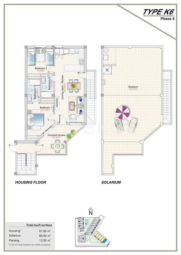 2 bedroom Flat for sale in Los Altos with pool - € 262,000 (Ref: 9744013)