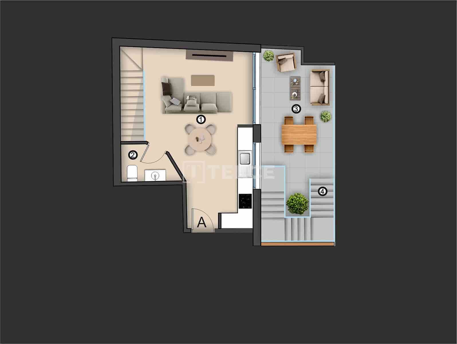 2 Zimmer Wohnung zu verkaufen in Torrevieja mit Pool - 255.000 € (Ref: 9744017)
