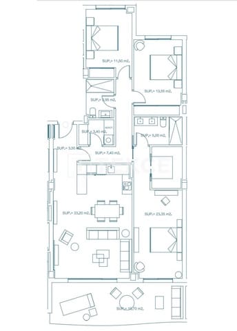 3 quarto Apartamento para venda em El Chaparral, Mijas com piscina - 508 000 € (Ref: 9747498)