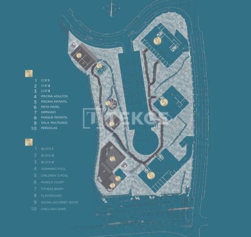 3 quarto Apartamento para venda em El Chaparral, Mijas com piscina - 508 000 € (Ref: 9747498)