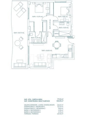 2 bedroom Flat for sale in El Chaparral, Mijas with pool - € 620,000 (Ref: 9747499)
