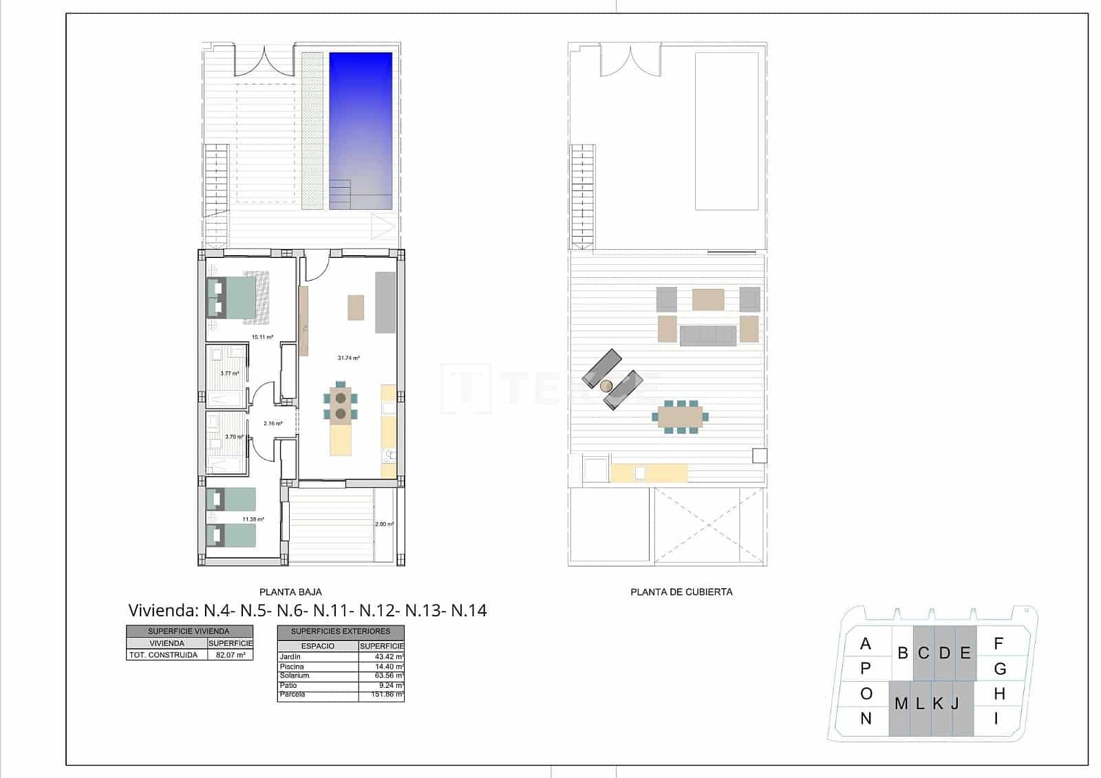 2 quarto Moradia para venda em Roldan com piscina - 260 000 € (Ref: 9788043)