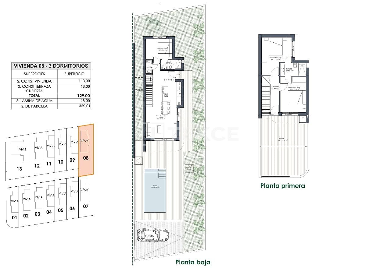3 soverom Villa til salgs i Los Montesinos med svømmebasseng - € 445 000 (Ref: 9803998)