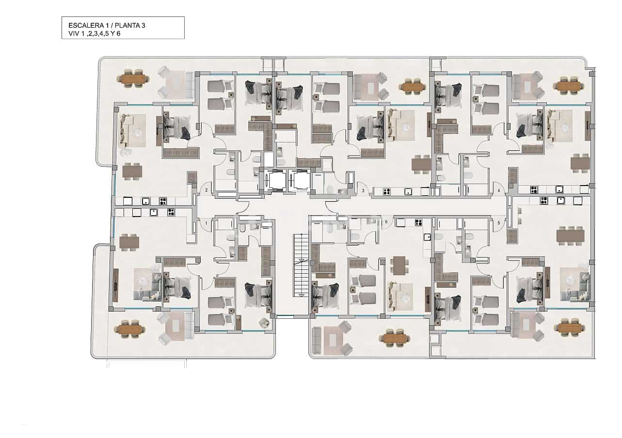 Piso de 2 habitaciones en Santa Pola en venta con piscina - 230.000 € (Ref: 9810953)