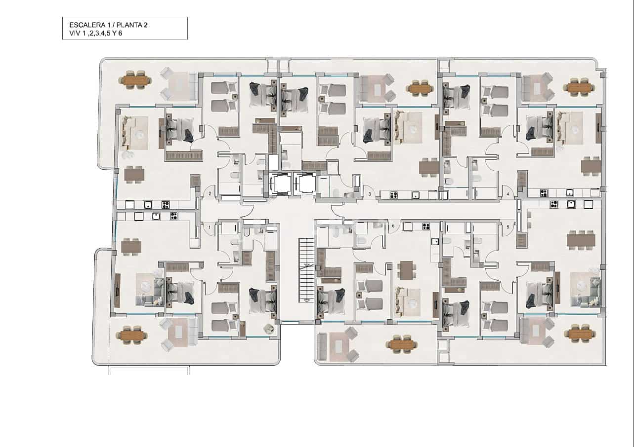 Piso de 2 habitaciones en Santa Pola en venta con piscina - 230.000 € (Ref: 9810953)