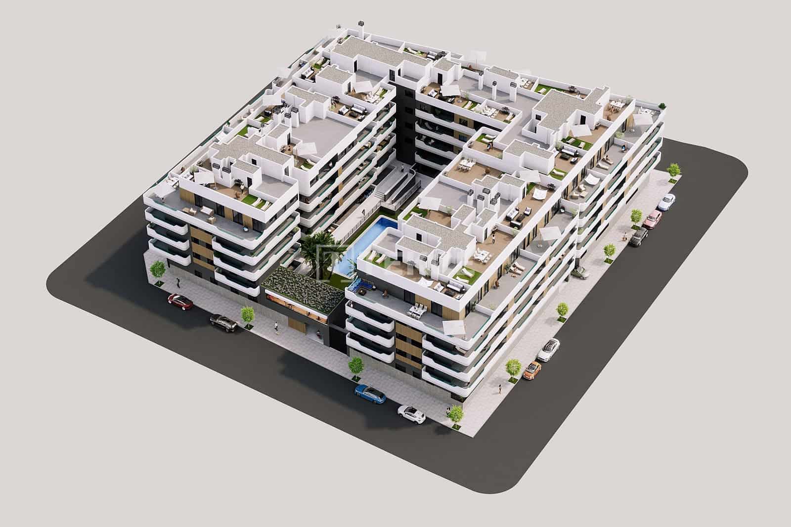 Piso de 2 habitaciones en Santa Pola en venta con piscina - 230.000 € (Ref: 9810953)