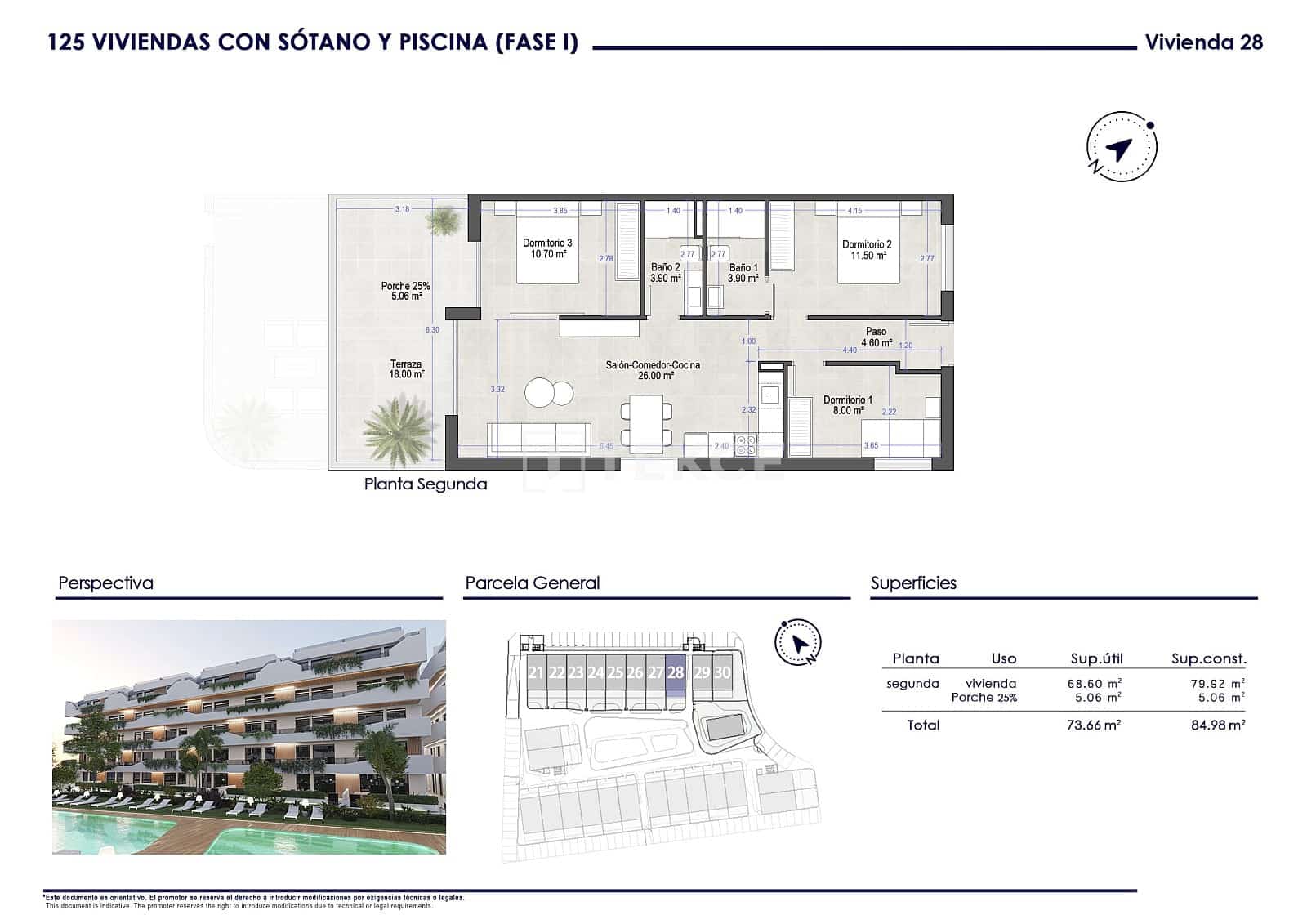 3 camera da letto Appartamento in vendita in San Pedro del Pinatar con piscina - 280.000 € (Rif: 9815375)