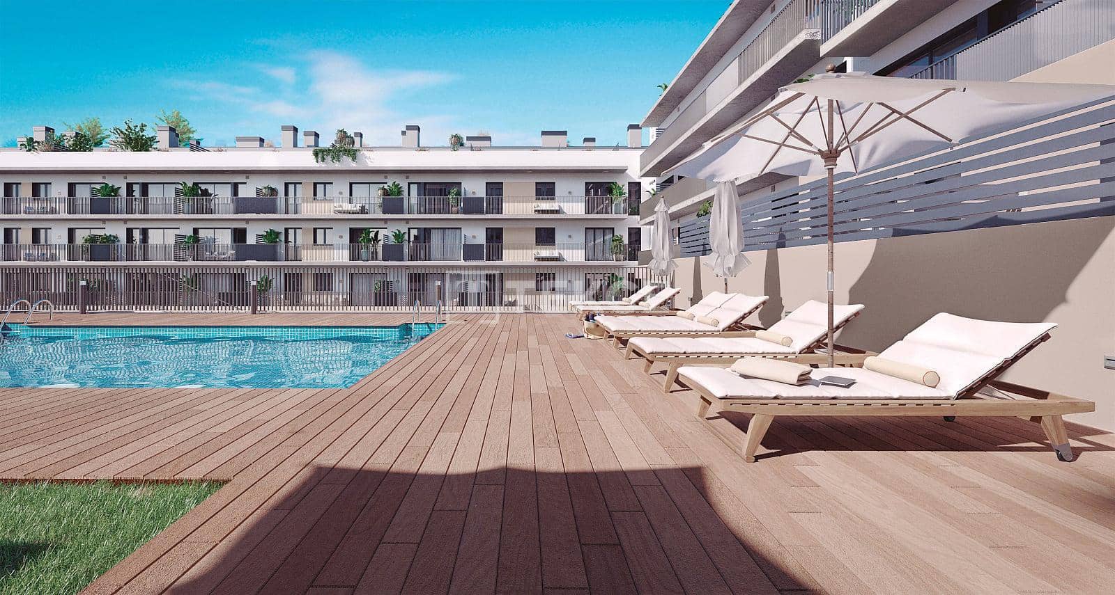 3 bedroom Flat for sale in Terrassa with pool - € 336,000 (Ref: 9819743)