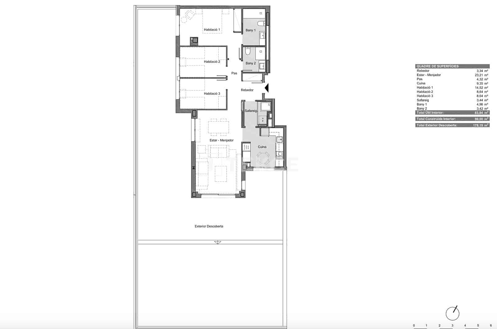 3 slaapkamer Flat te koop in Premia de Dalt met zwembad - € 584.000 (Ref: 9828150)