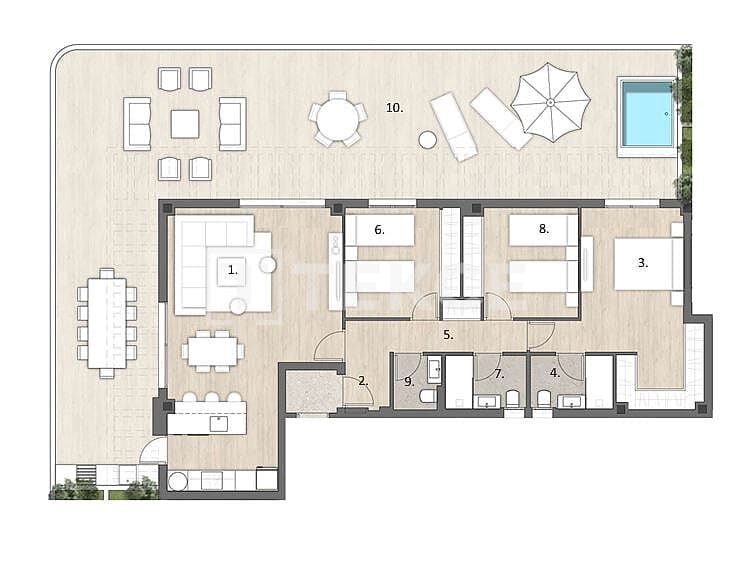 2 soveværelse Lejlighed til salg i Torre del Mar med swimmingpool - € 508.000 (Ref: 9830485)