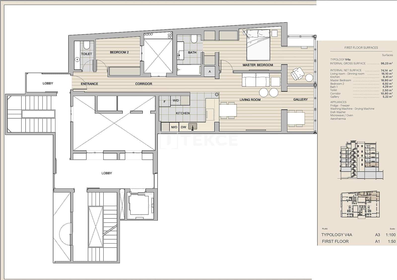 2 slaapkamer Flat te koop in Barcelona stad - € 994.000 (Ref: 9844701)