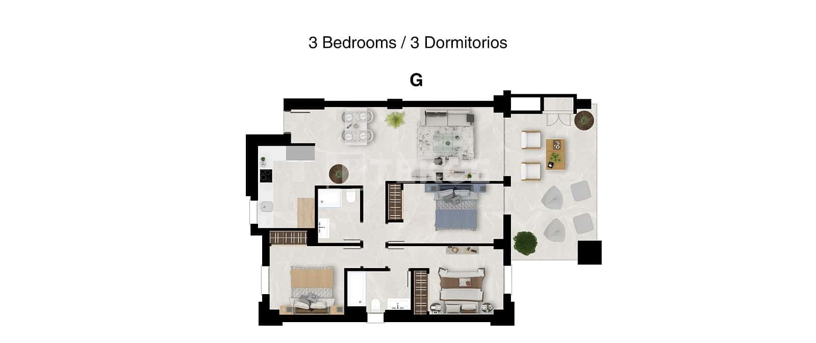 3 bedroom Flat for sale in Cerro del Aguila with pool garage - € 458,000 (Ref: 9848892)