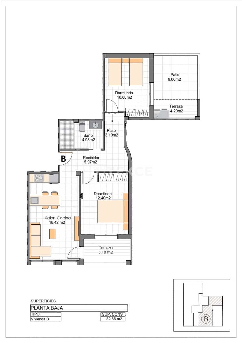 2 chambre Appartement à vendre à Lo Pagan avec piscine - 250 000 € (Ref: 9856299)