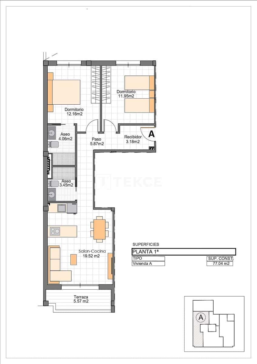 2 chambre Appartement à vendre à Lo Pagan avec piscine - 250 000 € (Ref: 9856299)