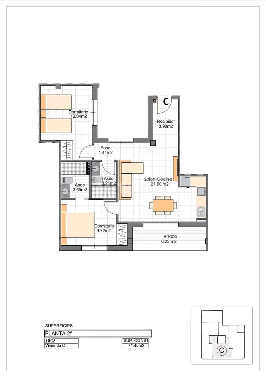2 chambre Appartement à vendre à Lo Pagan avec piscine - 250 000 € (Ref: 9856299)