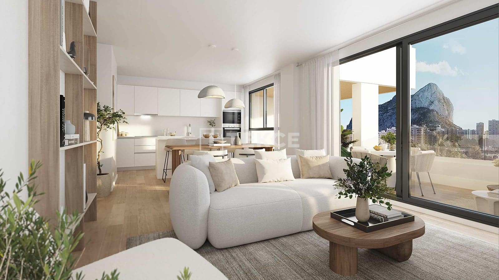 2 Zimmer Wohnung zu verkaufen in Calpe / Calp mit Pool - 398.000 € (Ref: 9872312)