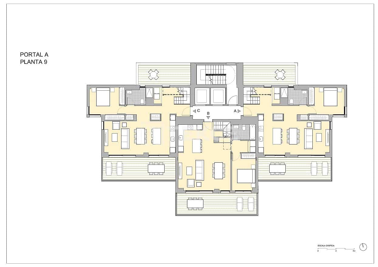 3 Zimmer Wohnung zu verkaufen in Calpe / Calp mit Pool - 429.000 € (Ref: 9872313)