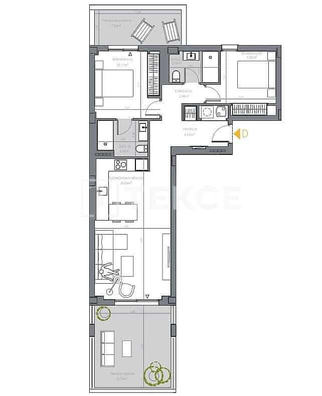 2 chambre Appartement à vendre à Las Lagunas de Mijas avec piscine - 366 000 € (Ref: 9872832)