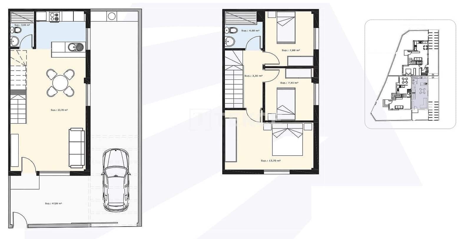 3 chambre Villa/Maison à vendre à Pilar de la Horadada - 300 000 € (Ref: 9889614)
