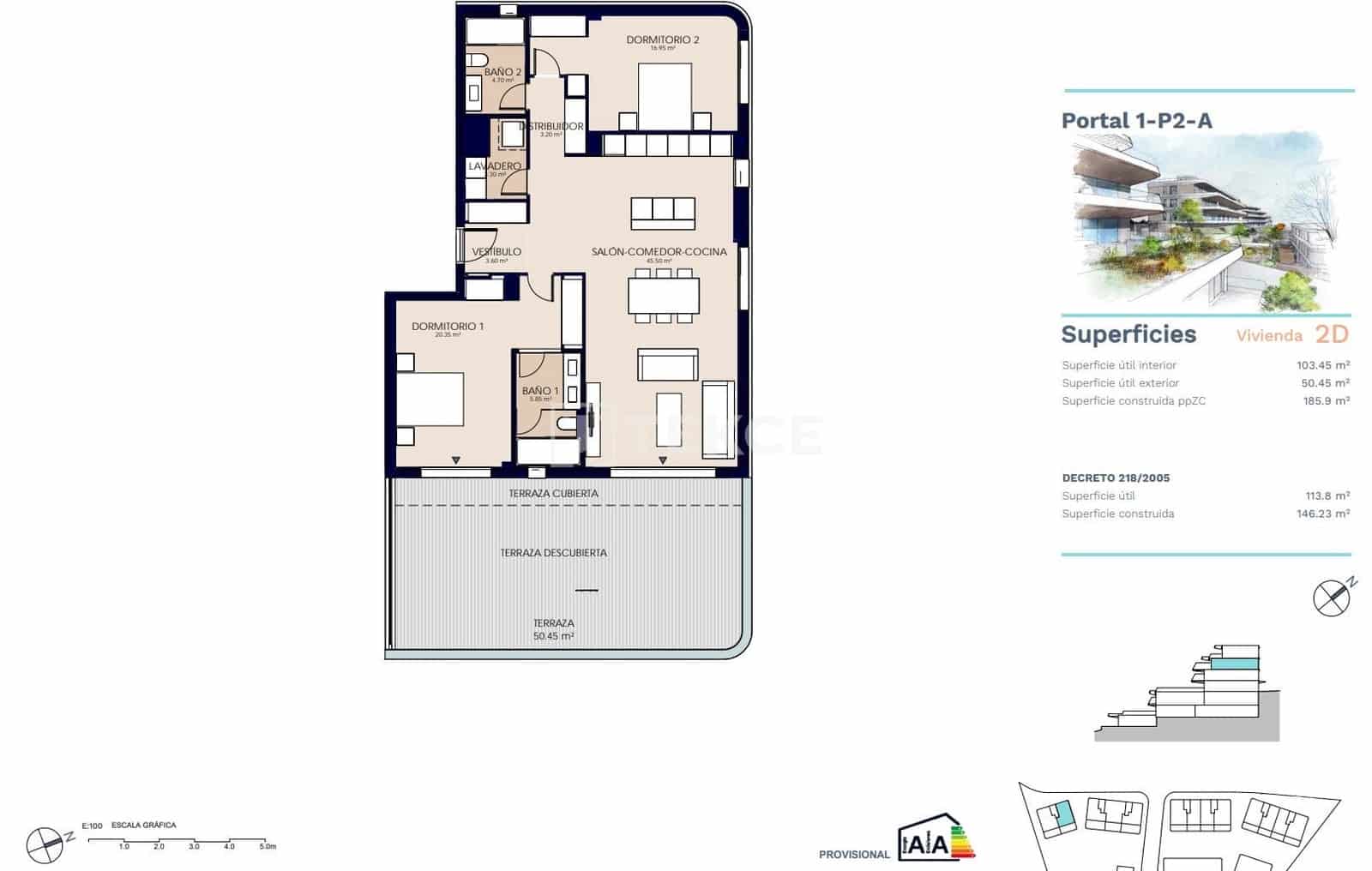 2 camera da letto Appartamento in vendita in Estepona con piscina - 700.000 € (Rif: 9893592)