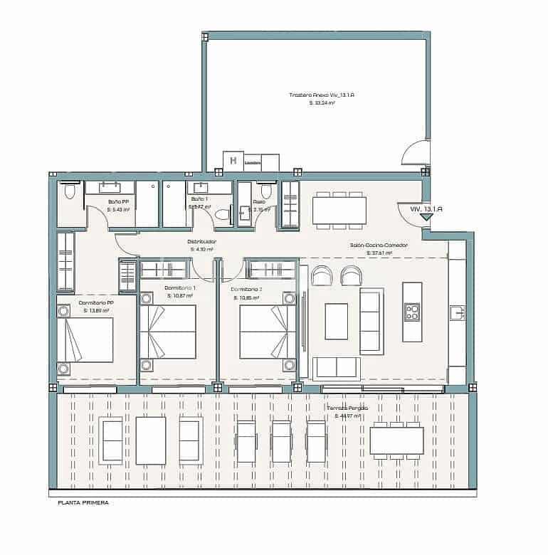 2 bedroom Flat for sale in El Paraiso with pool - € 865,000 (Ref: 9909862)