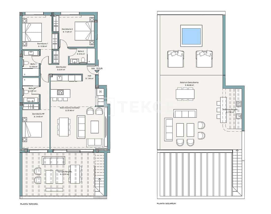 2 bedroom Flat for sale in El Paraiso with pool - € 865,000 (Ref: 9909862)