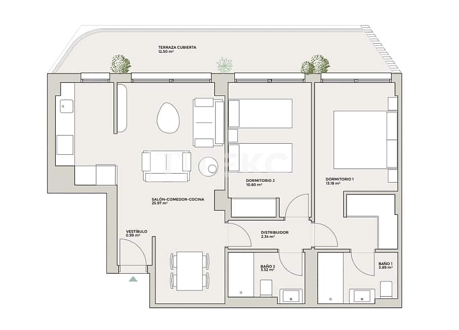 2 sovrum Lägenhet till salu i Torremolinos med pool - 740 000 € (Ref: 9915110)