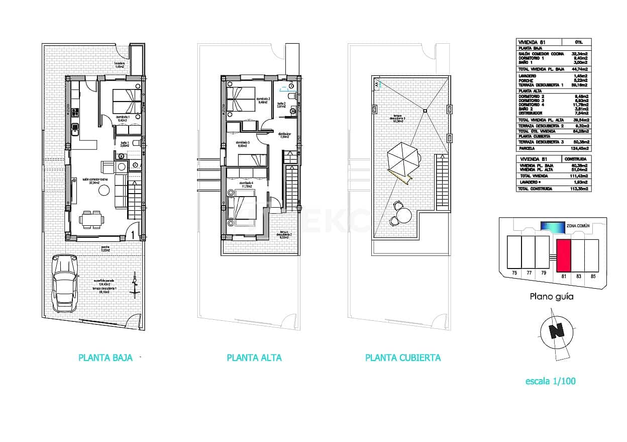 Chalet de 4 habitaciones en Pilar de la Horadada en venta con piscina - 370.000 € (Ref: 9919186)