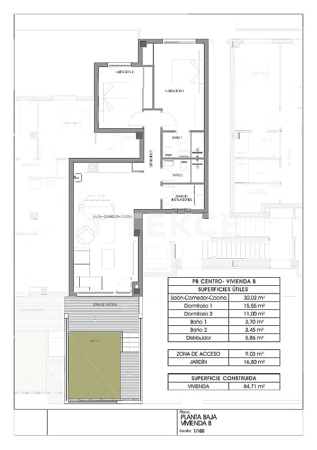 2 soverom Leilighet til salgs i La Villajoyosa / Vila Joiosa - € 275 000 (Ref: 9923117)