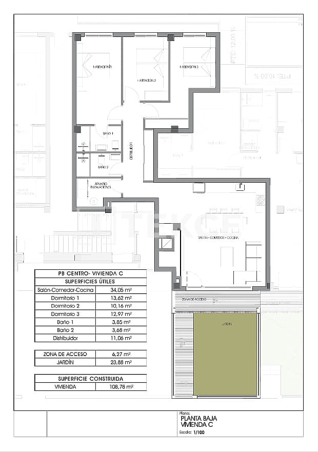 2 soverom Leilighet til salgs i La Villajoyosa / Vila Joiosa - € 275 000 (Ref: 9923117)