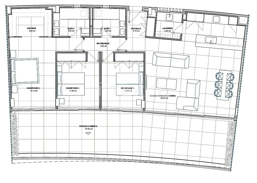 3 sypialnia Mieszkanie na sprzedaż w Fuengirola z basenem - 1 215 000 € (Ref: 9937411)