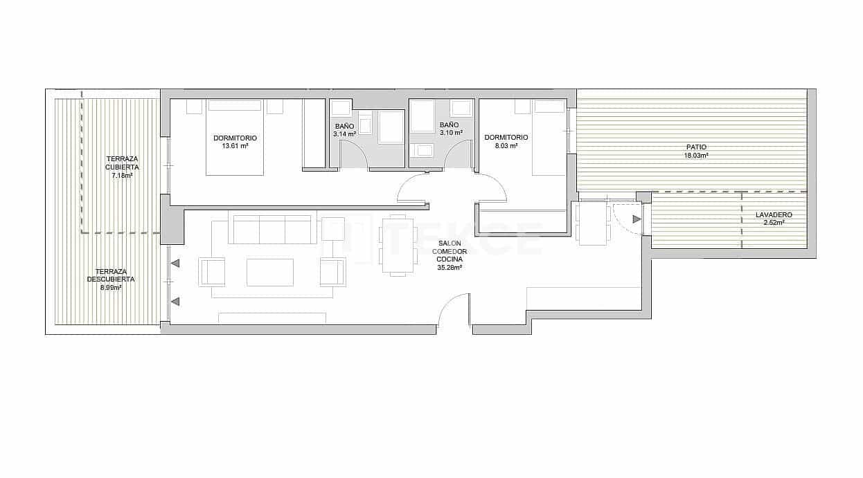 2 soveværelse Lejlighed til salg i Las Lagunas de Mijas med swimmingpool - € 320.000 (Ref: 9950871)
