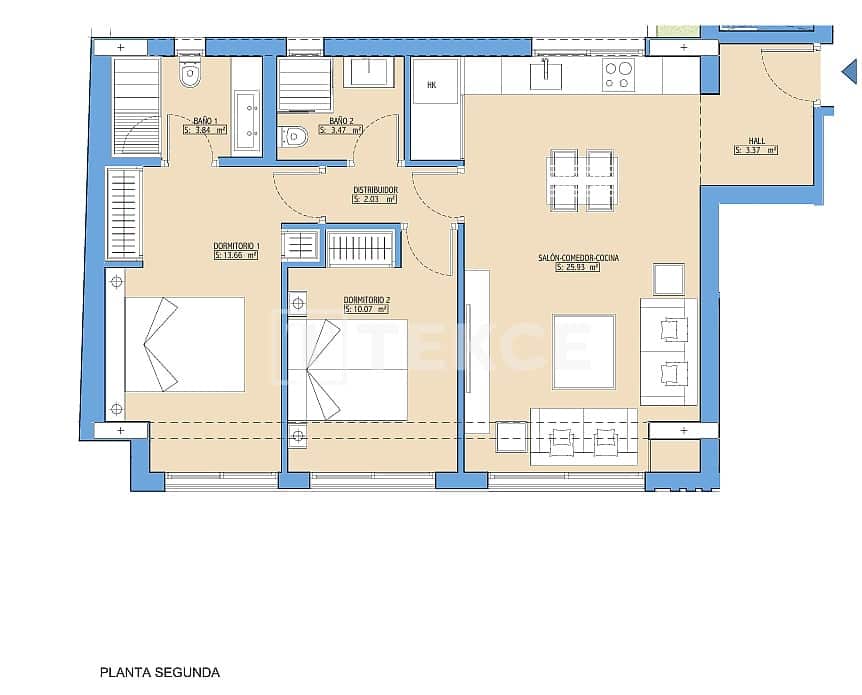 3 camera da letto Appartamento in vendita in Malaga citta con piscina - 980.000 € (Rif: 9958943)