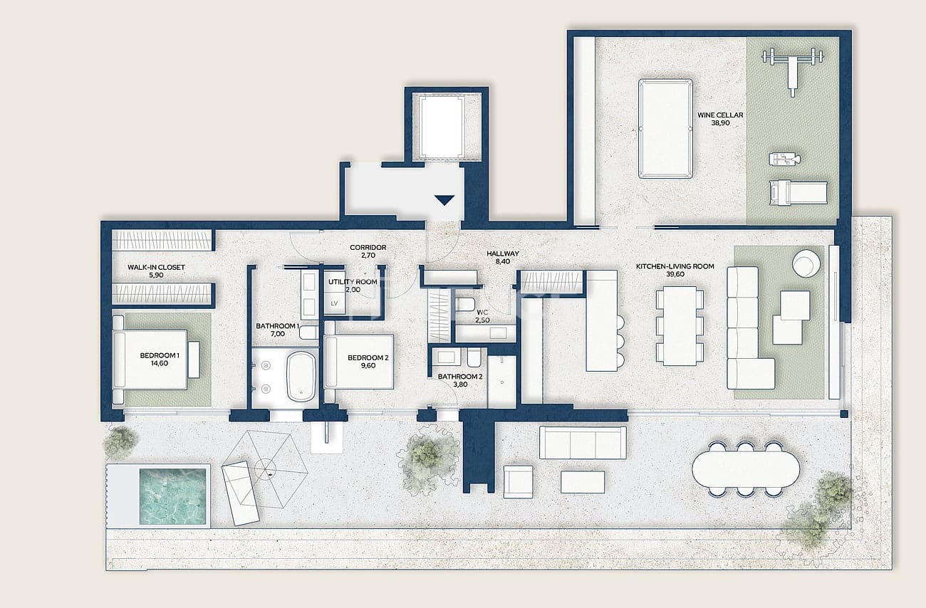 2 slaapkamer Flat te koop in Benalmadena met zwembad - € 822.000 (Ref: 9958945)