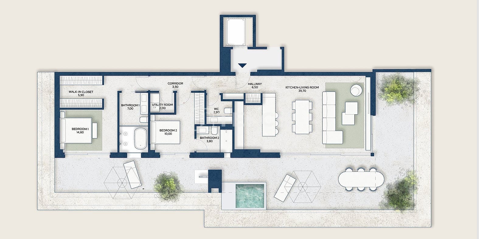 2 soverom Leilighet til salgs i Benalmadena med svømmebasseng - € 831 000 (Ref: 9958946)