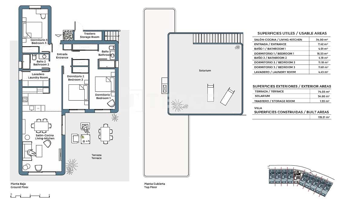 Chalet de 3 habitaciones en Corvera en venta con piscina - 482.000 € (Ref: 9961821)
