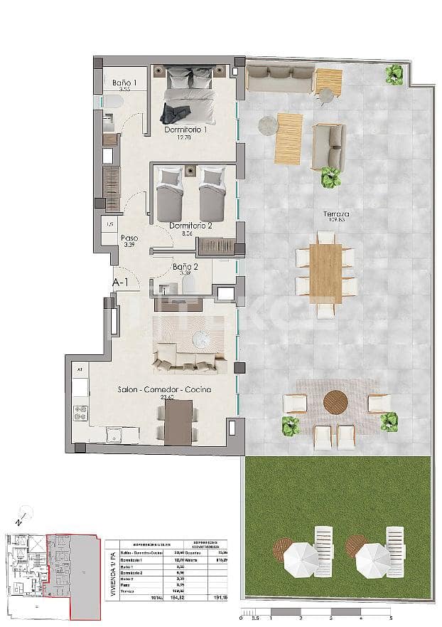 3 soverom Leilighet til salgs i Santa Pola med svømmebasseng - € 248 000 (Ref: 9964565)
