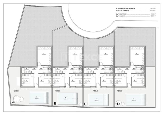 4 soveværelse Villa til salg i Mazarrón med swimmingpool - € 269.000 (Ref: 9976659)