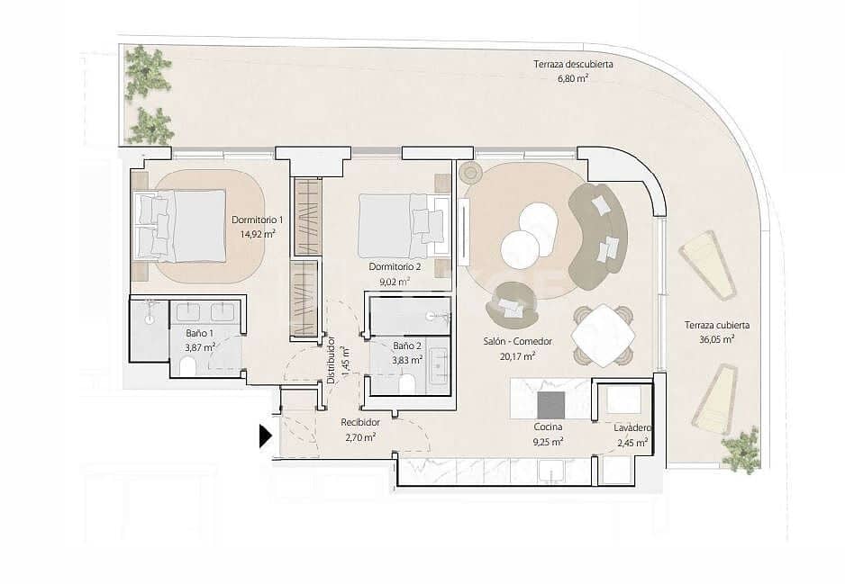 4 slaapkamer Flat te koop in Malaga stad met zwembad - € 3.690.000 (Ref: 9981819)