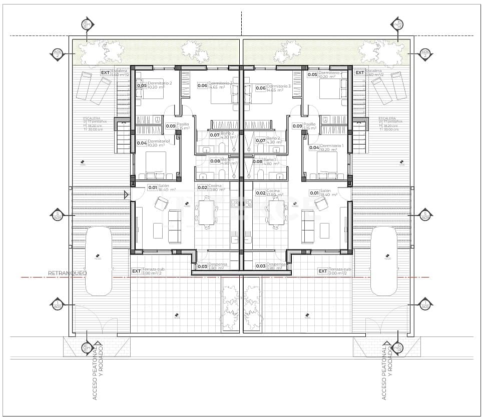 3 soveværelse Villa til salg i Puerto de Mazarron med swimmingpool - € 287.000 (Ref: 9981820)