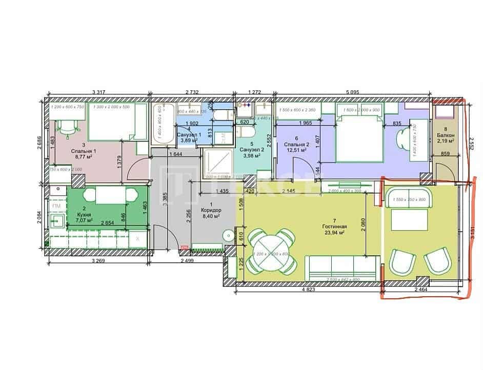 2 soveværelse Lejlighed til salg i Torrevieja - € 230.000 (Ref: 9984165)
