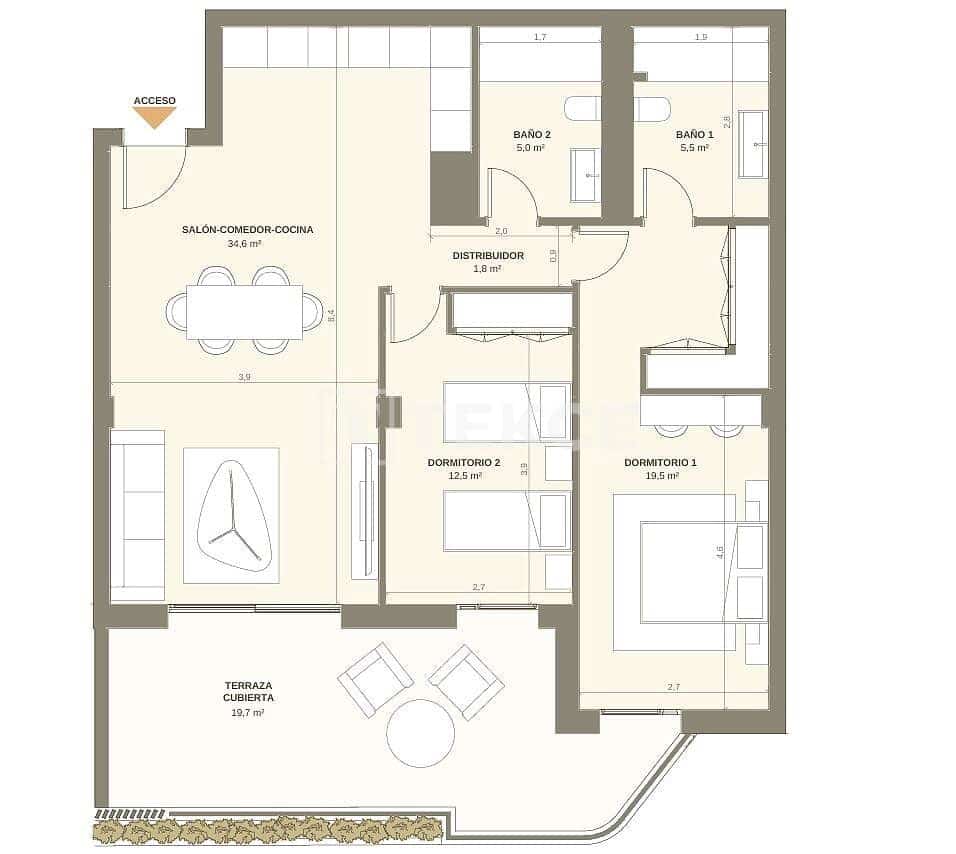 4 makuuhuone Asunto myytävänä paikassa San Pedro de Alcantara mukana uima-altaan - 2 955 000 € (Ref: 9984171)