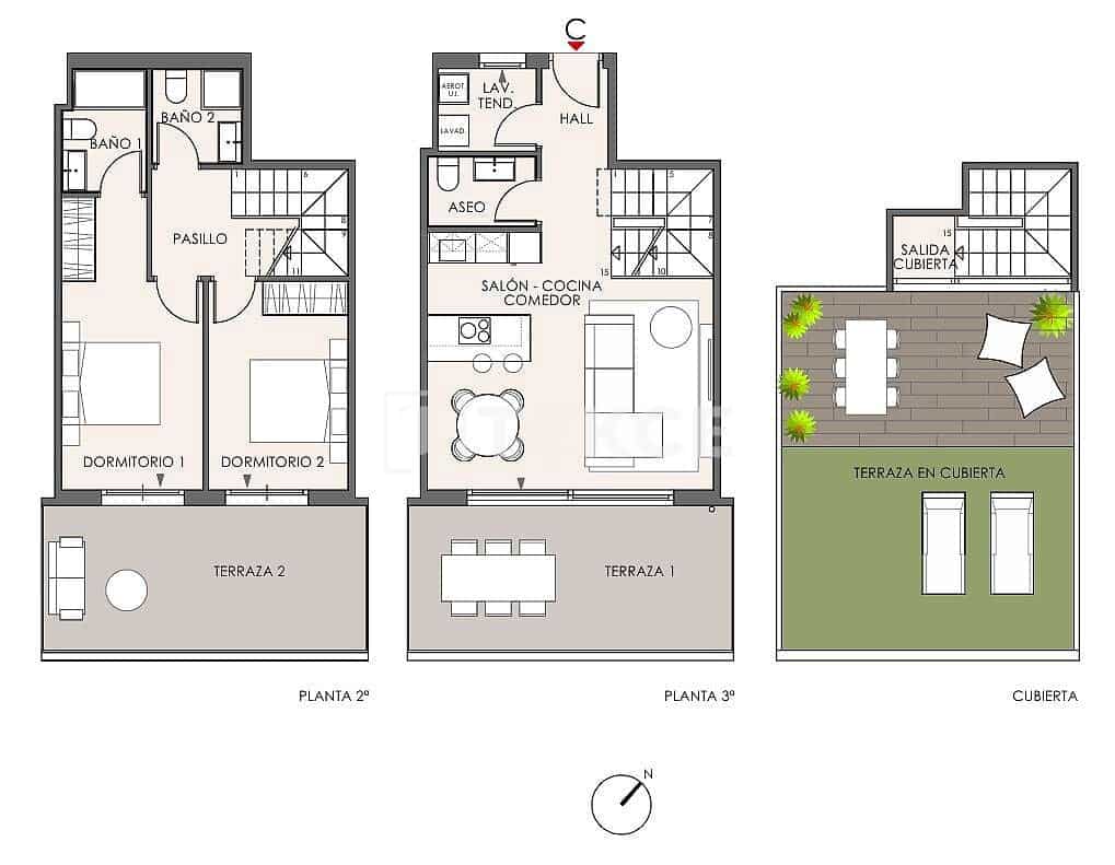 2 soveværelse Lejlighed til salg i Fuengirola med swimmingpool - € 432.000 (Ref: 9990085)