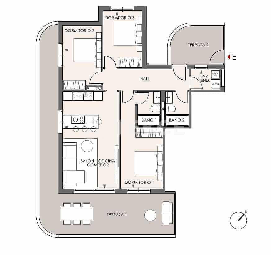2 soveværelse Lejlighed til salg i Fuengirola med swimmingpool - € 452.000 (Ref: 9990086)