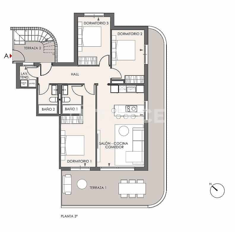2 soveværelse Lejlighed til salg i Fuengirola med swimmingpool - € 452.000 (Ref: 9990086)