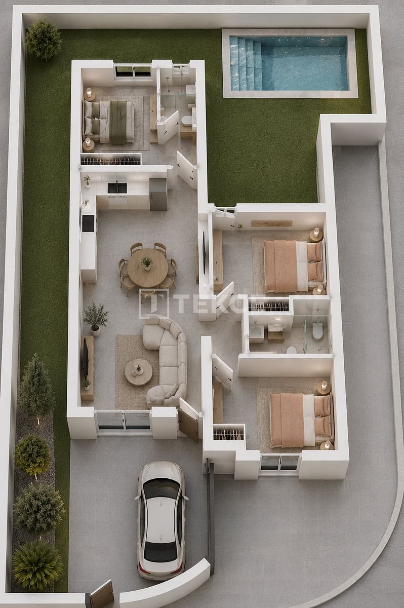 3 soverom Villa til salgs i Mazarron med svømmebasseng - € 240 000 (Ref: 9993695)