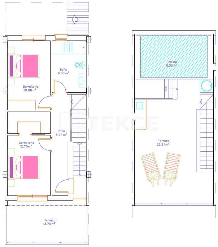 3 quarto Moradia para venda em San Pedro del Pinatar com piscina - 379 000 € (Ref: 9996497)